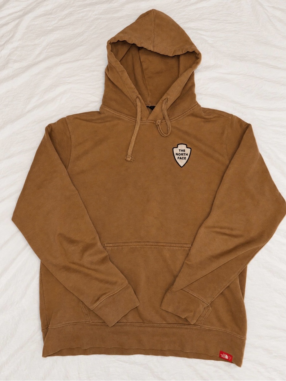 The North Face National Parks Hoodie Brown Two Steps Forward Graphic Pullover